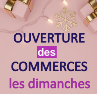 Ouverture des commerces avant Noël