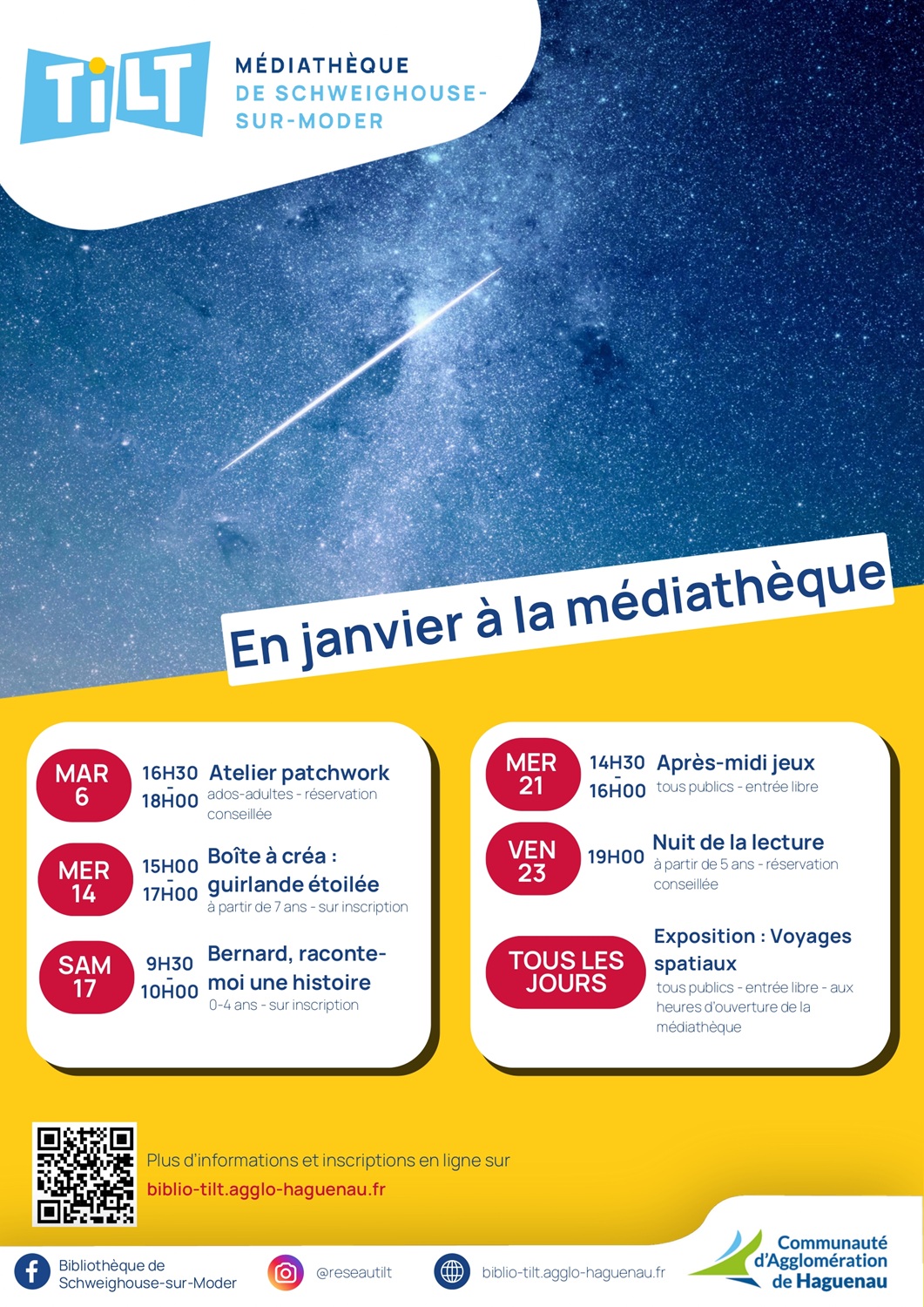 prgramme mediatheque janvier