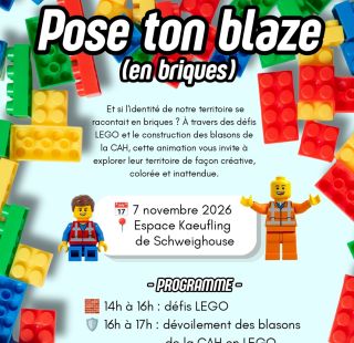 Pose ton blaze (en briques)