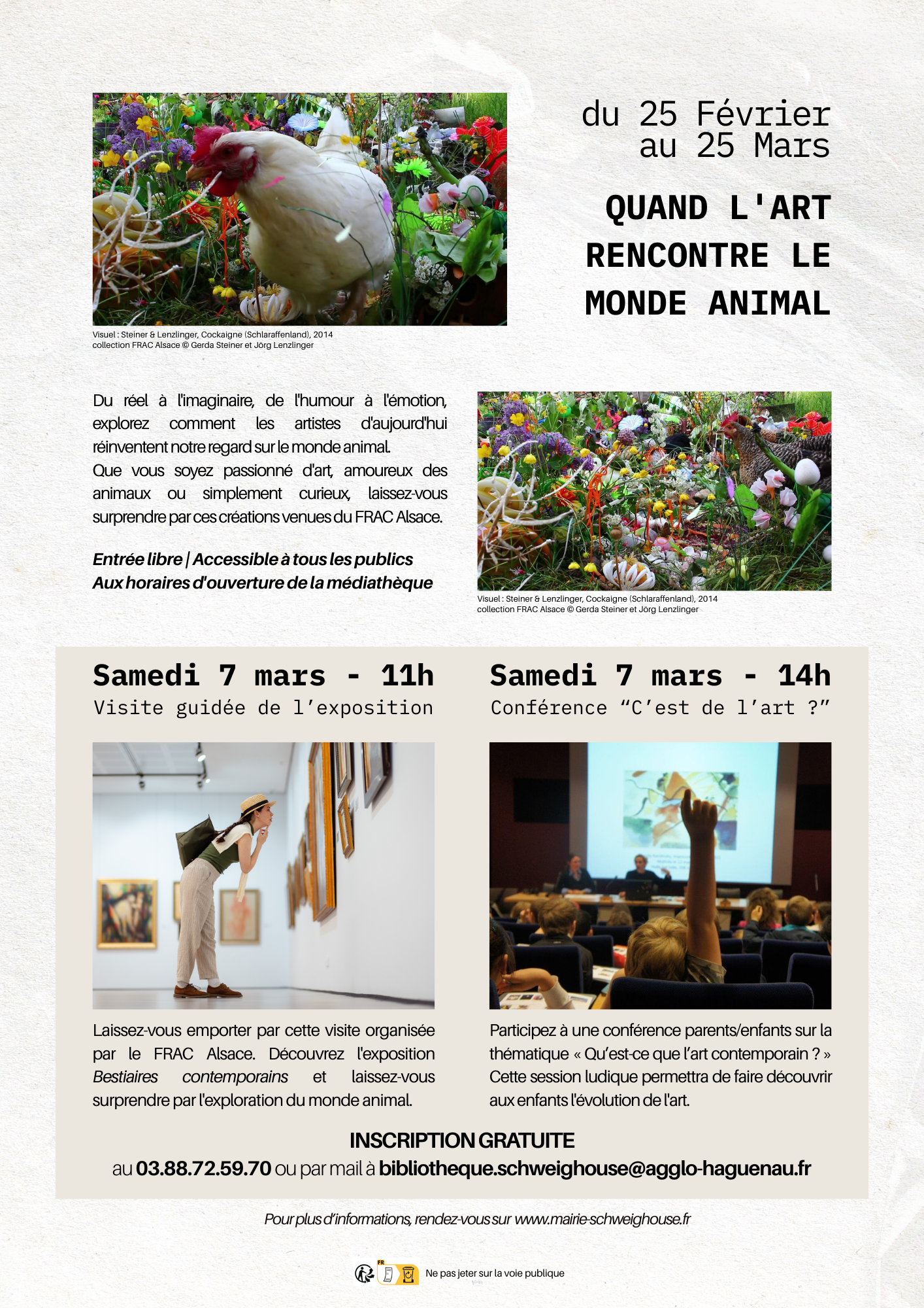 Flyer bestiaires contemporains