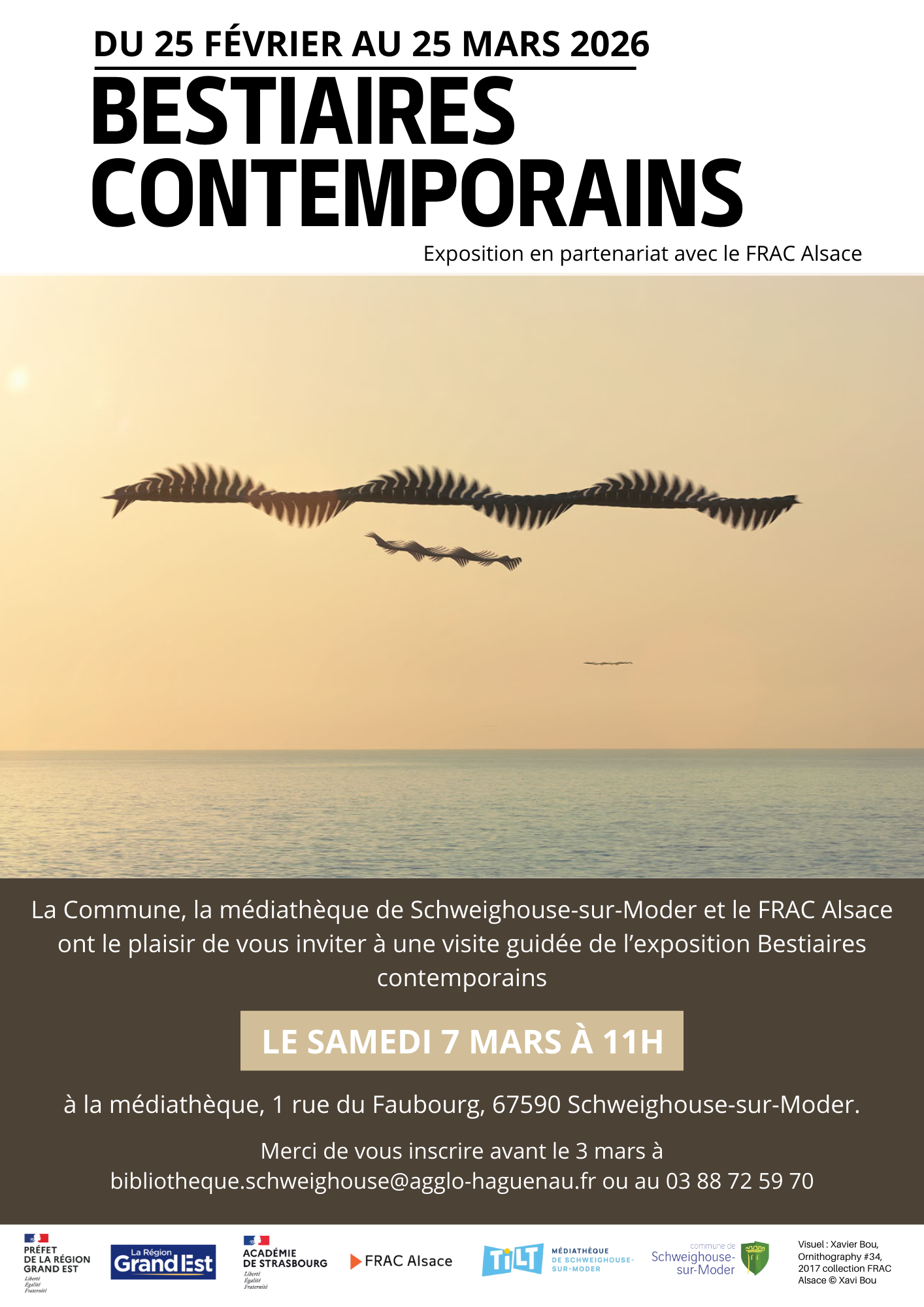 Visitue guid&eacute;e exposition